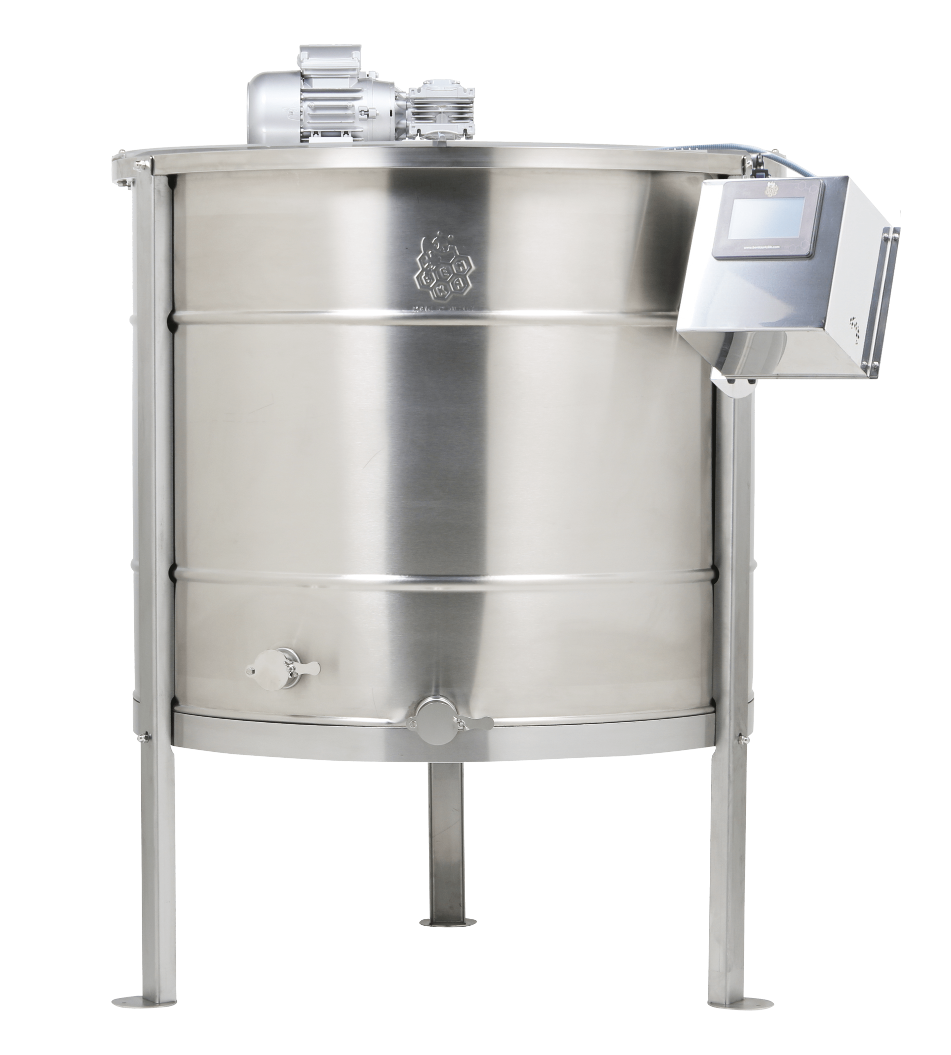 12 Frame Honey Extractor Motorized Full-Automatic - Self-turning - Touch Screen